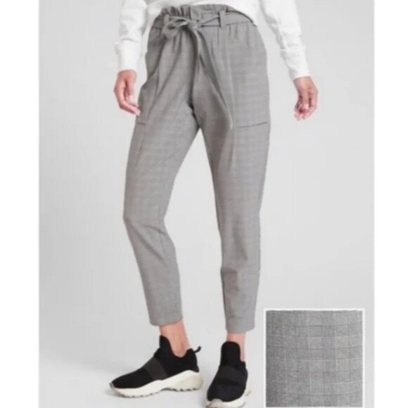 Athleta Plaid SKyline High-Waisted Pants Size 2 - Picture 1 of 14